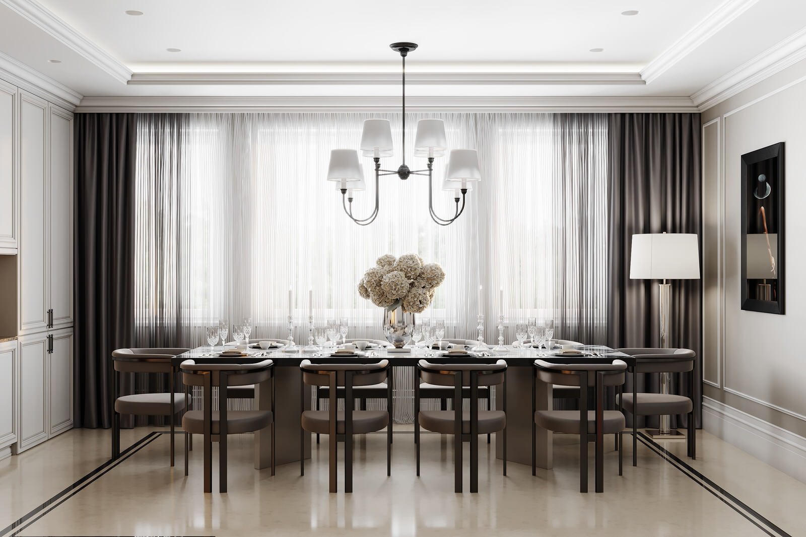 Роскошный интерьер современной квартиры