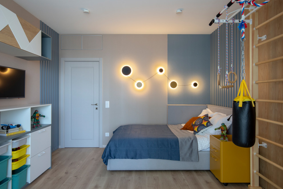 Проект 3-х комнатной квартиры "Лесная Рапсодия". Детская.