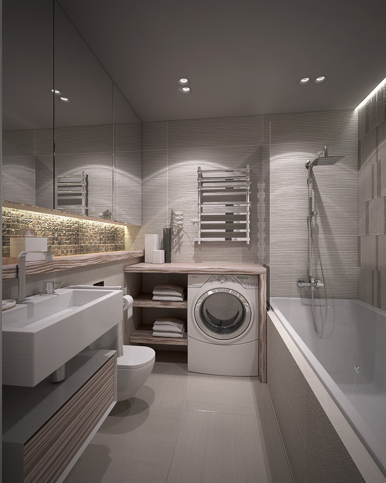 Дизайн-проект 3-х комнатной квартиры,103 м2. Стиль Современный