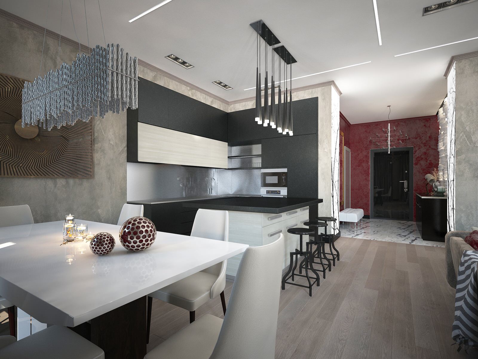 Трехкомнатная квартира в Москве