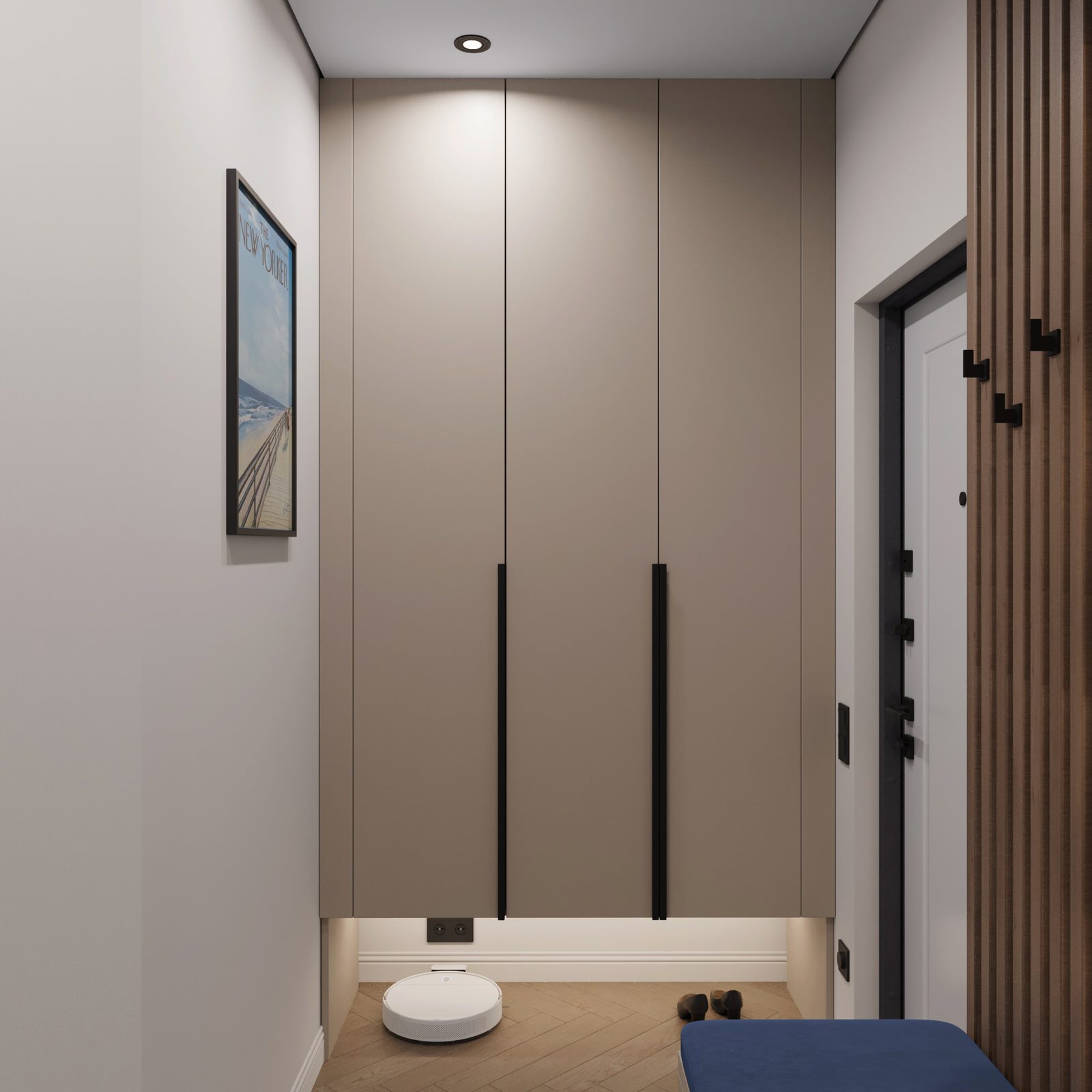 Дизайн квартиры во вторичном фонде, Кантемировская, Москва