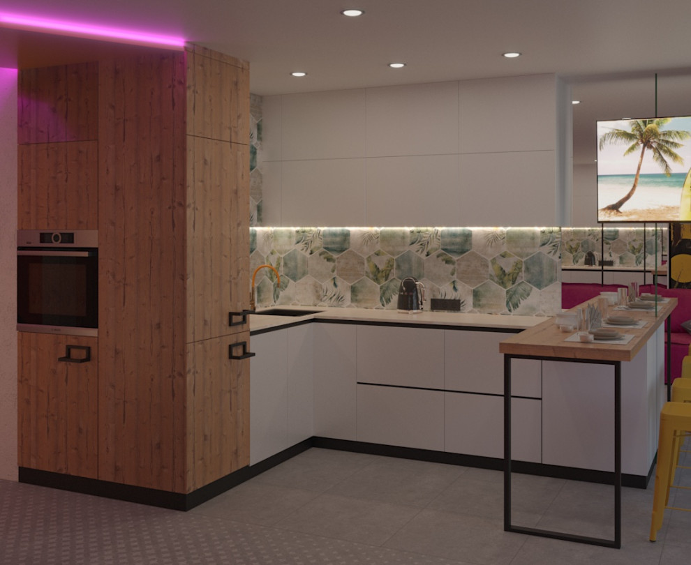 Яркая студия для девушки