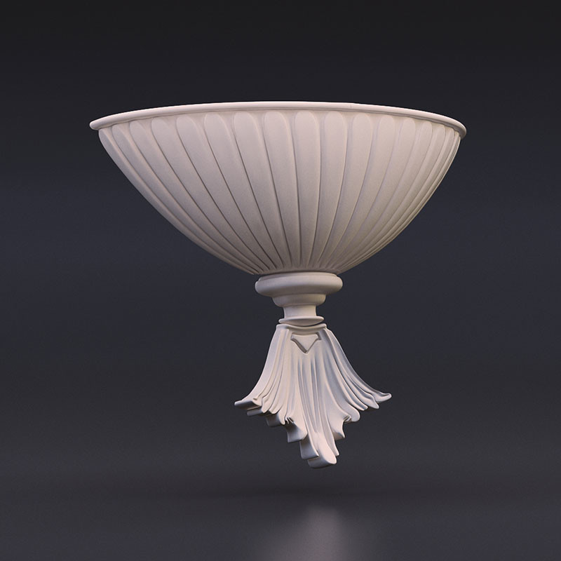 Обложка проекта: Бра из гипса