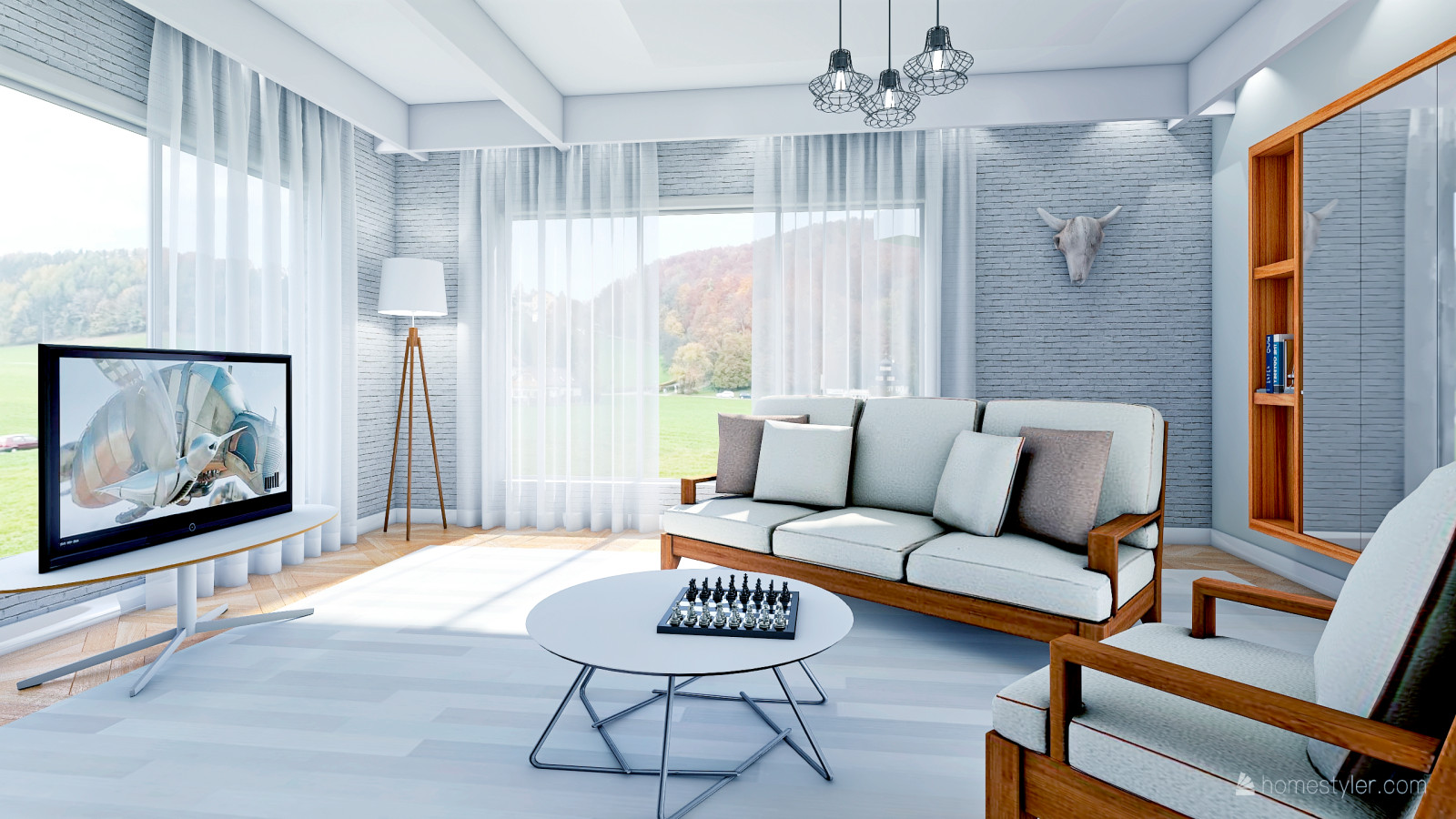 Обложка проекта: Скандинавский стиль_дизайн интерьера