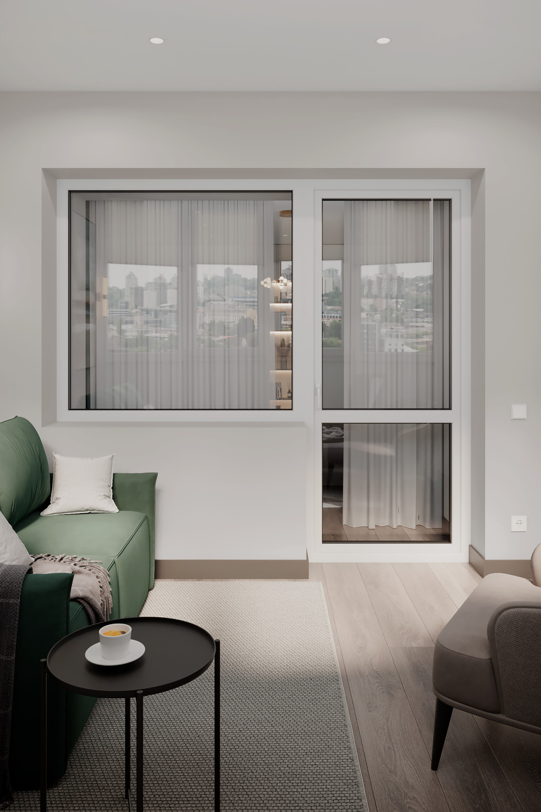 Белый интерьер