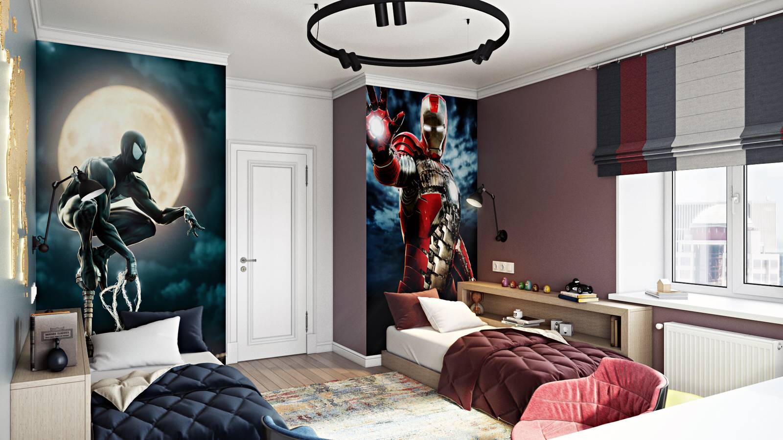 Интерьер квартиры в ЖК Wellton Park (95,7 кв.м.) "Палитра"