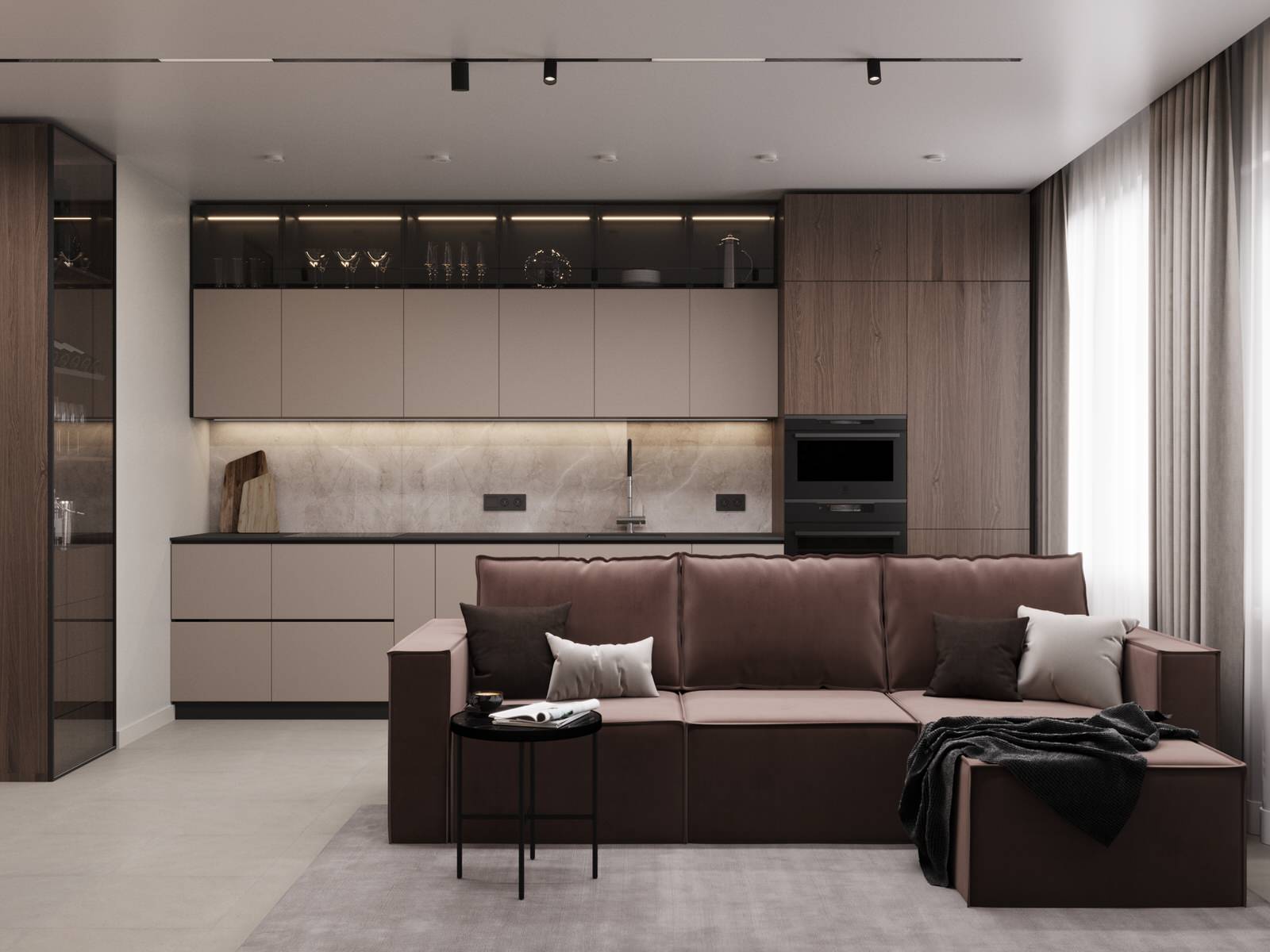 Обложка проекта: Проект квартиры 76 кв.м., ЖК Калининский 3