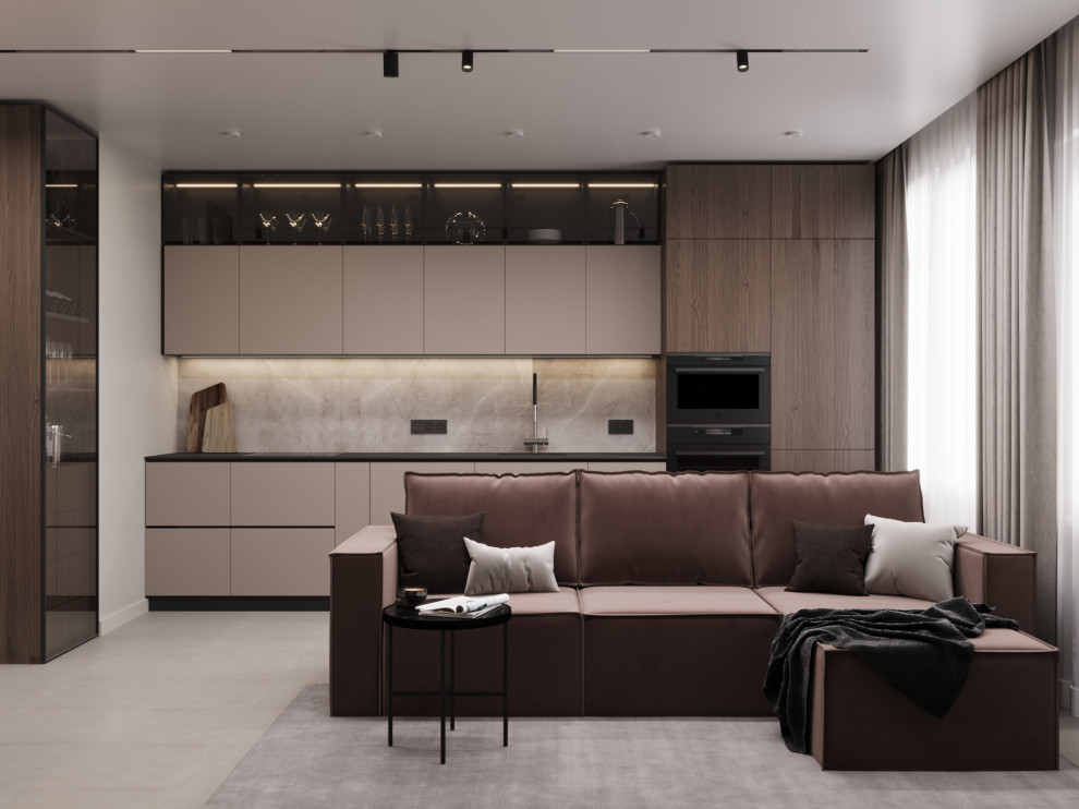 Обложка проекта: Проект квартиры 76 кв.м., ЖК Калининский 3