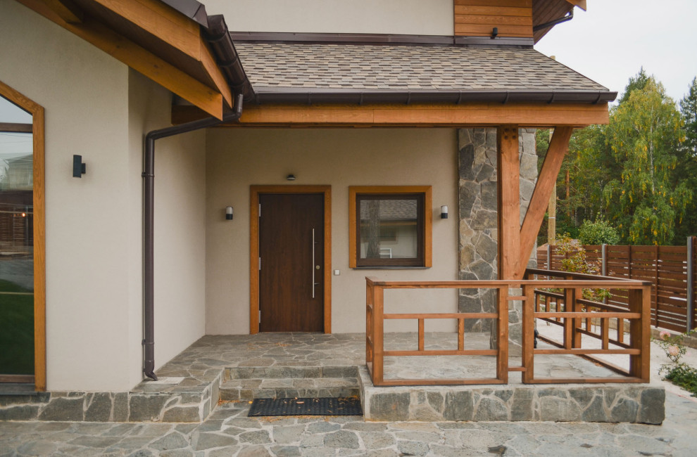 Обложка проекта: Современное шале в пос. Рудный— 250 м²