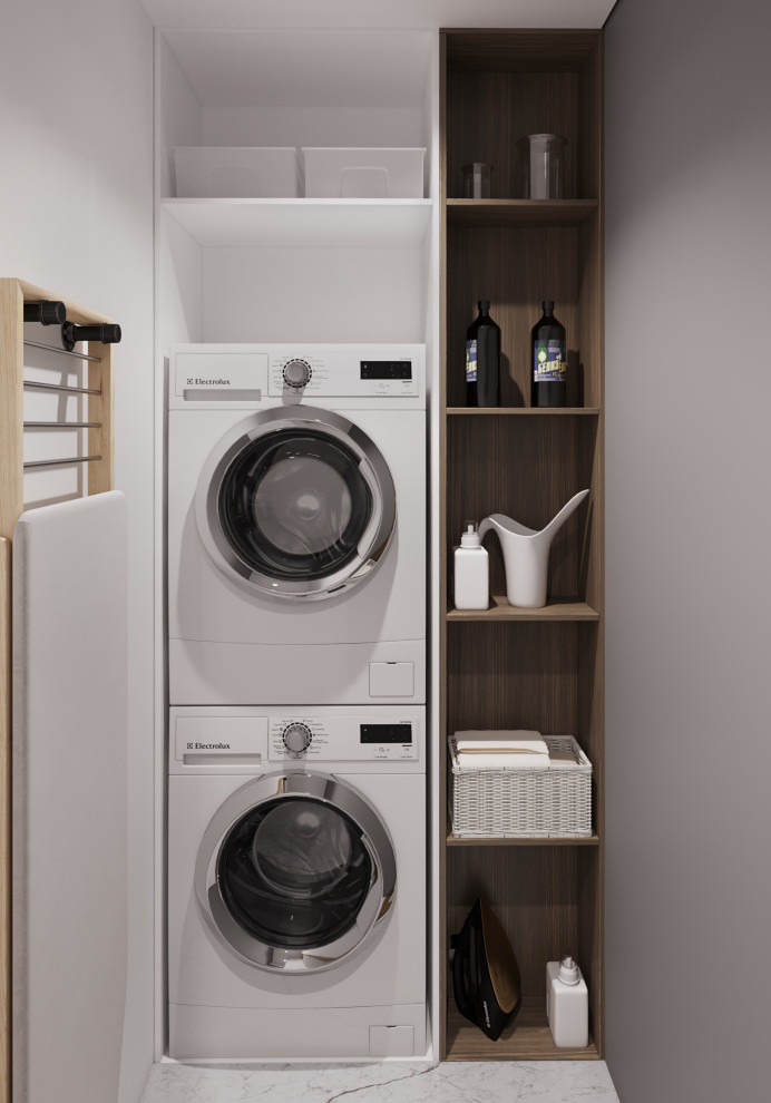 проект "Сдержанный комби на 87м2"