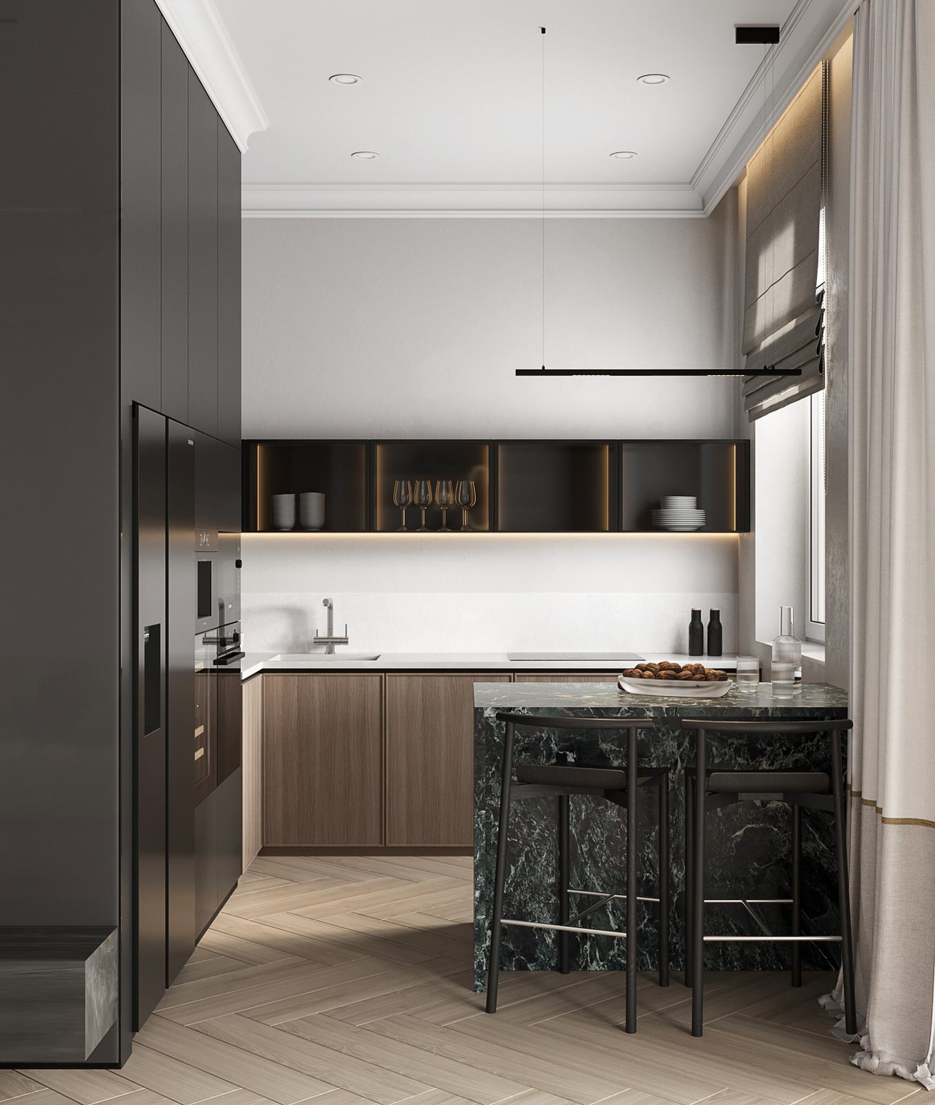 Гостиная-кухня