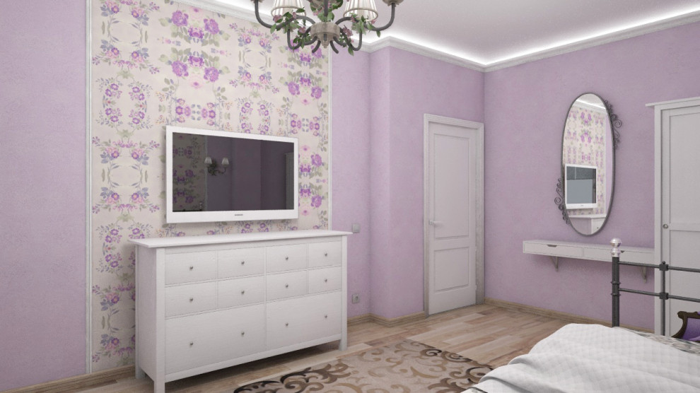 Обложка проекта: 3D визуализация квартиры для молодой семьи