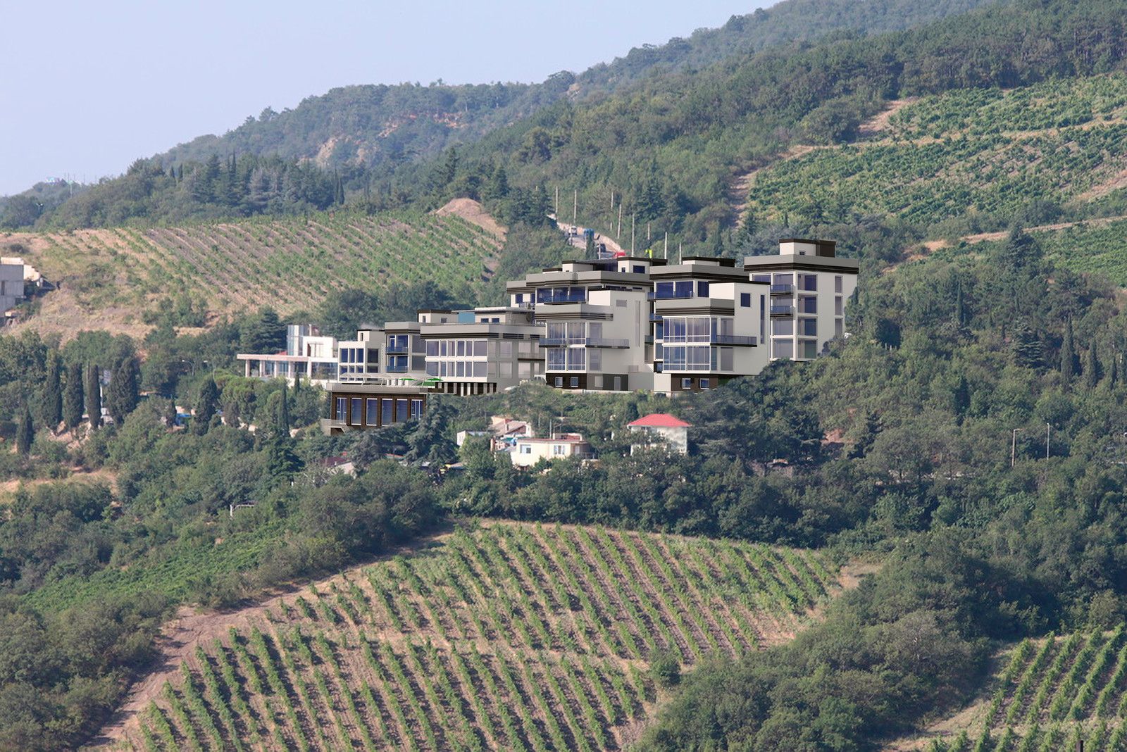 Гостиничный комплекс в Крыму. Реконструкция