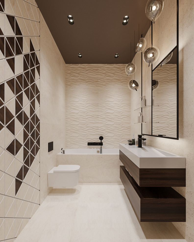 Студия в современном стиле в колониальных тонах