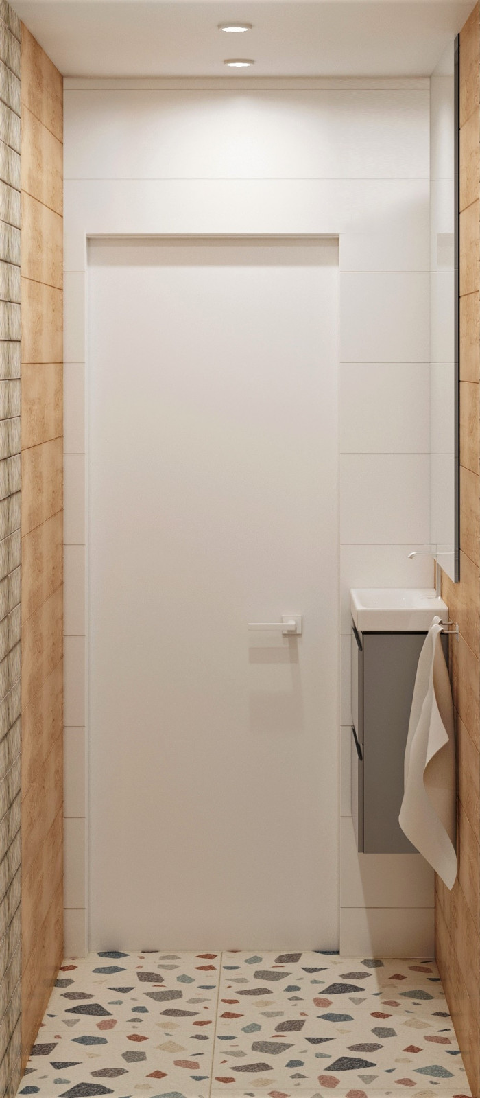 Эскизная визуализация квартиры 75 кв.м. в Ельце