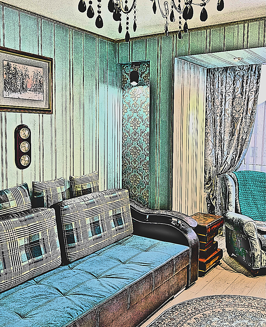 Эскиз музыкальной комнаты