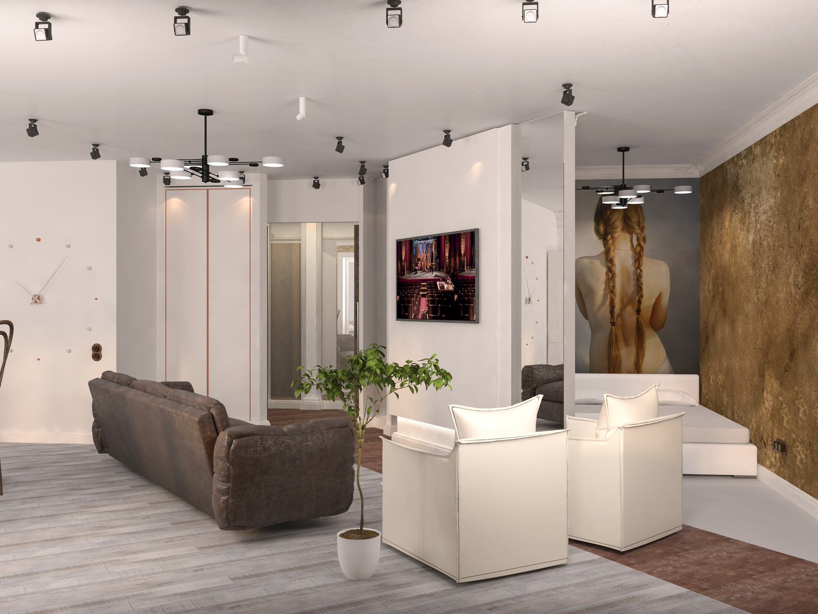 Интерьер квартиры в стиле LOFT