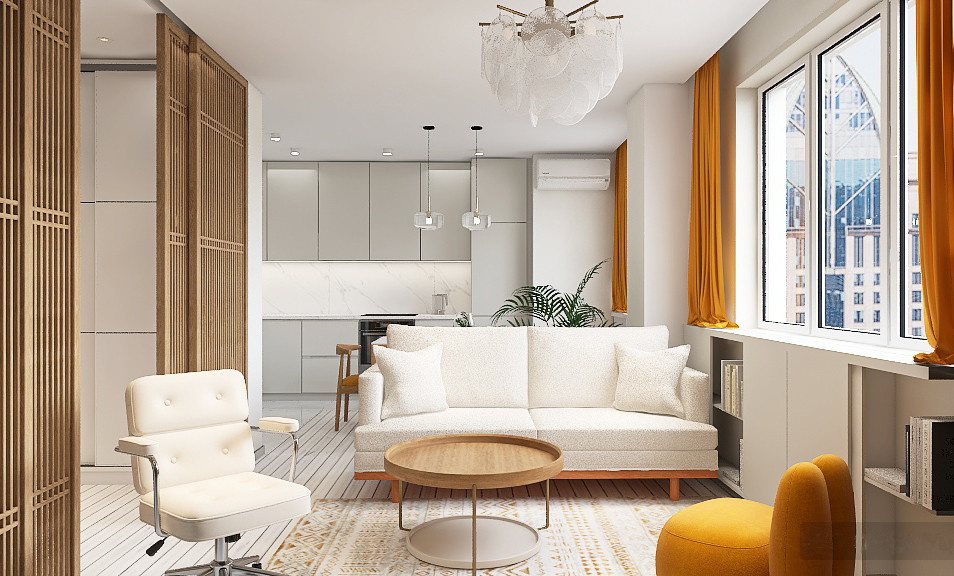 Обложка проекта: Проект квартиры-студии