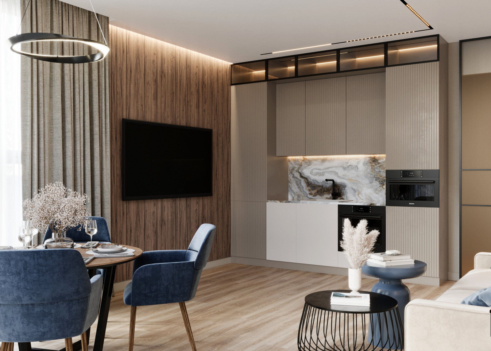 Обложка проекта: Однокомнатная квартира ЖК Грани