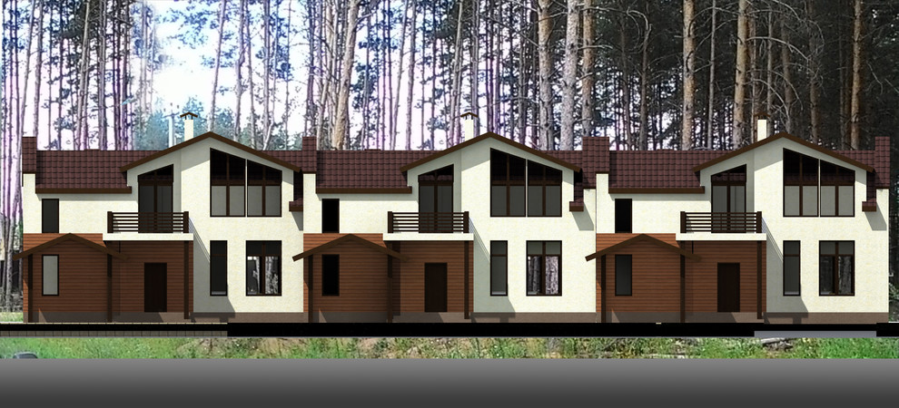 Концептуальное предложение таунхауса в пос. Ямное_№2