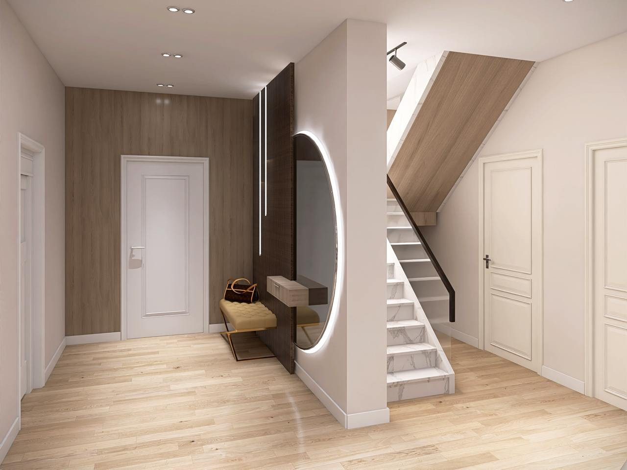 Загородный дом - первый этаж