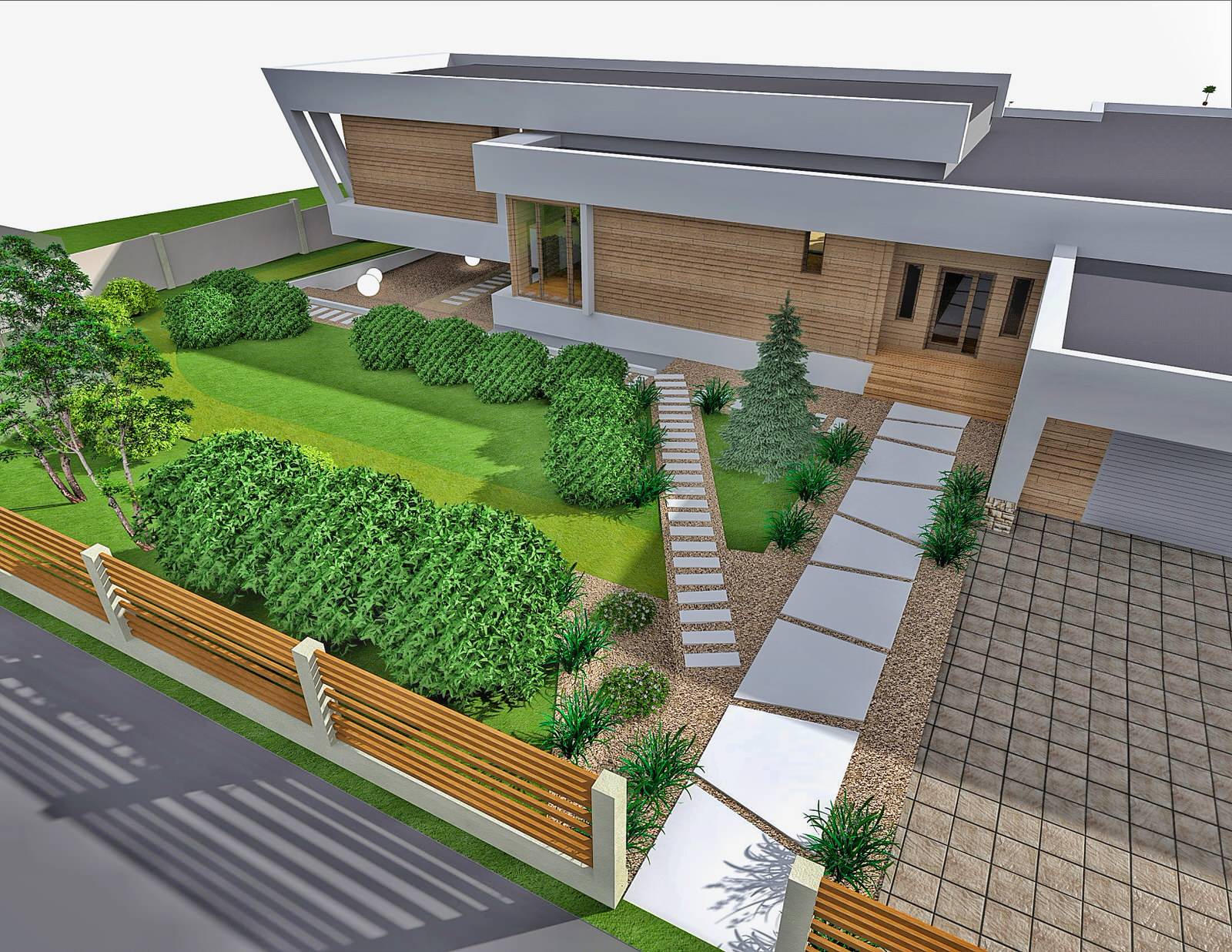 Обложка проекта: Ландшафтный дизайн проект участка КП Наутилус, Мельничная Падь, Иркутск