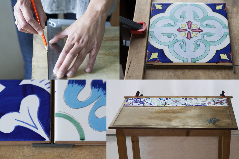 Своими руками: Как выложить стол плиткой