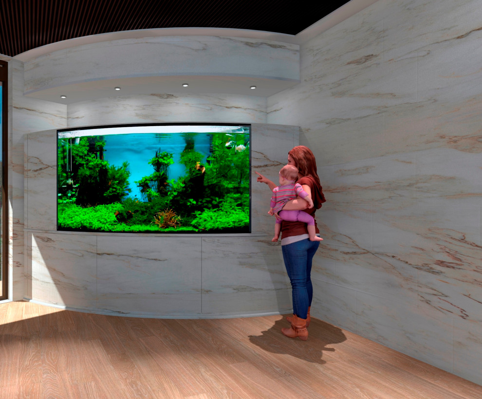 Аквариум в интерьере
