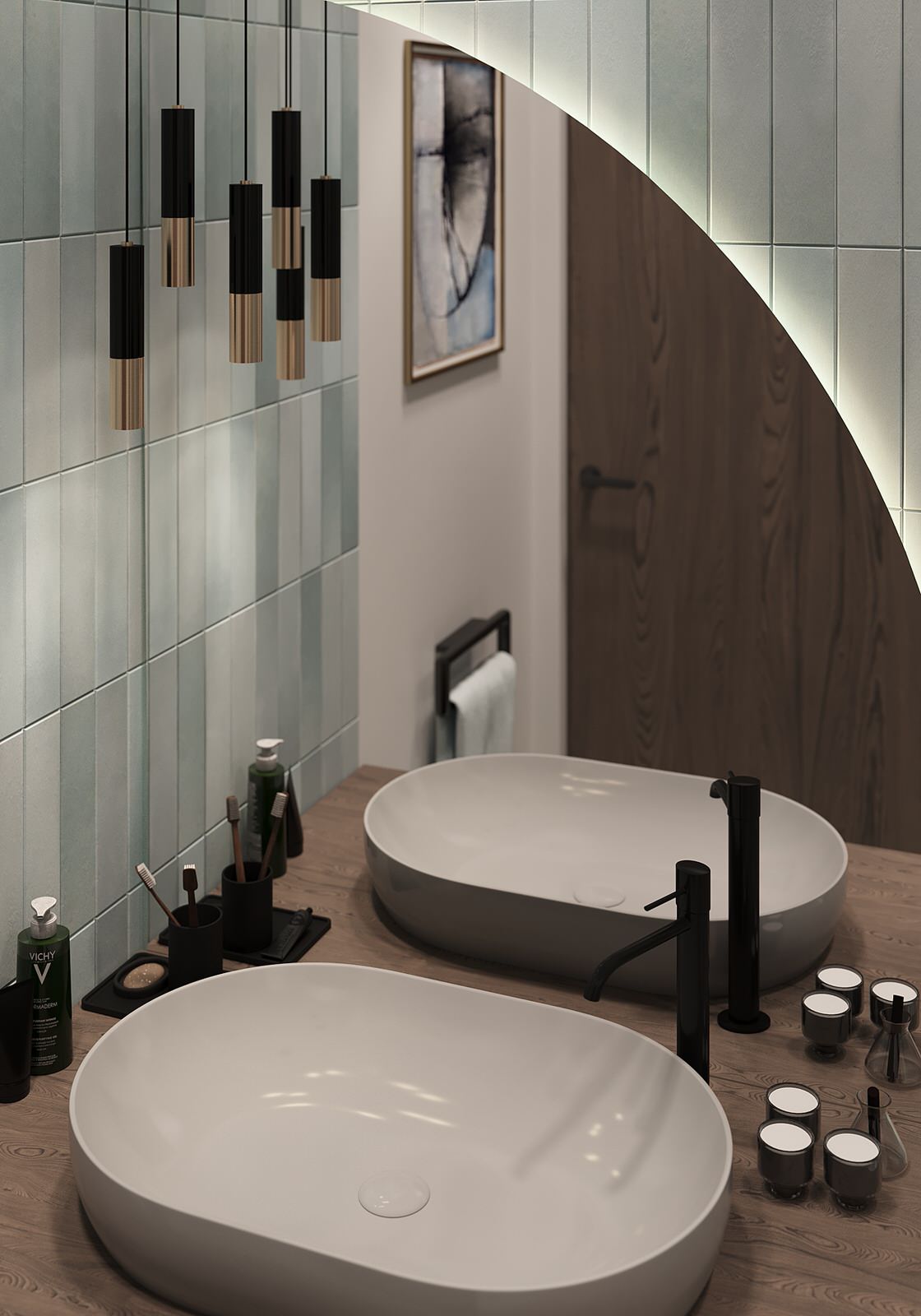 Дизайн интерьера санузла