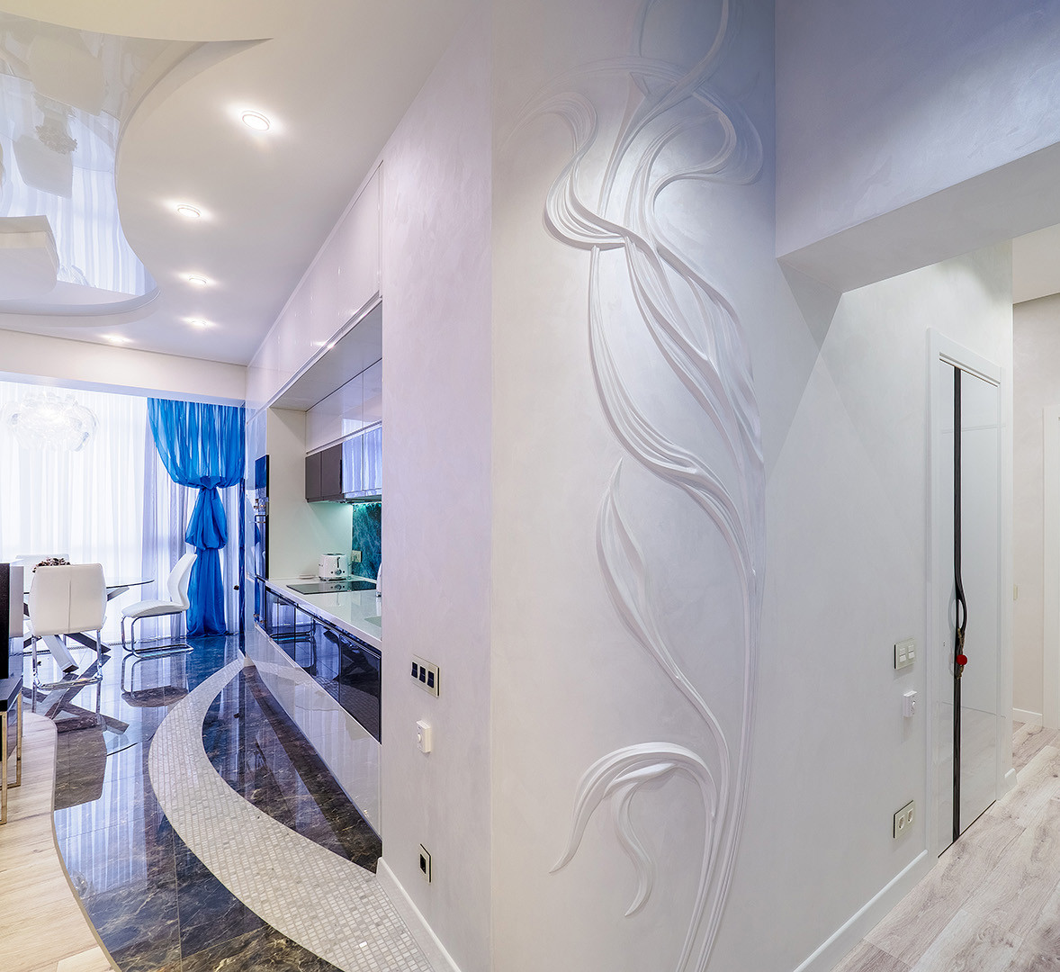 Дизайнерский ремонт квартиры-новостройки на Приморском проспекте