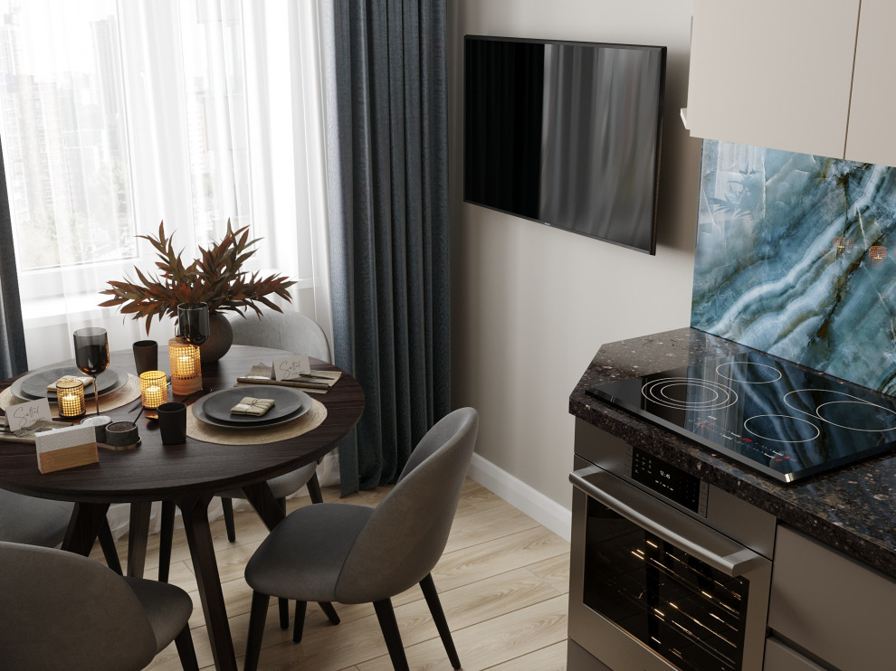 Проект небольшой кухни 9кв.м.