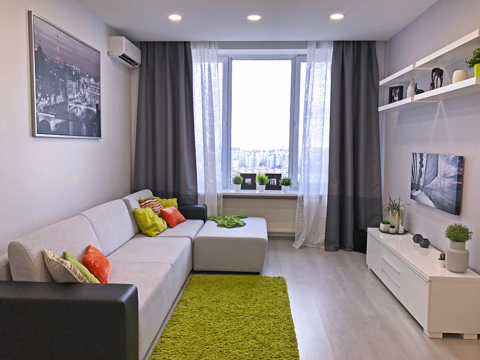 Современный интерьер в ЖК "Авеню 77" 95 кв. м