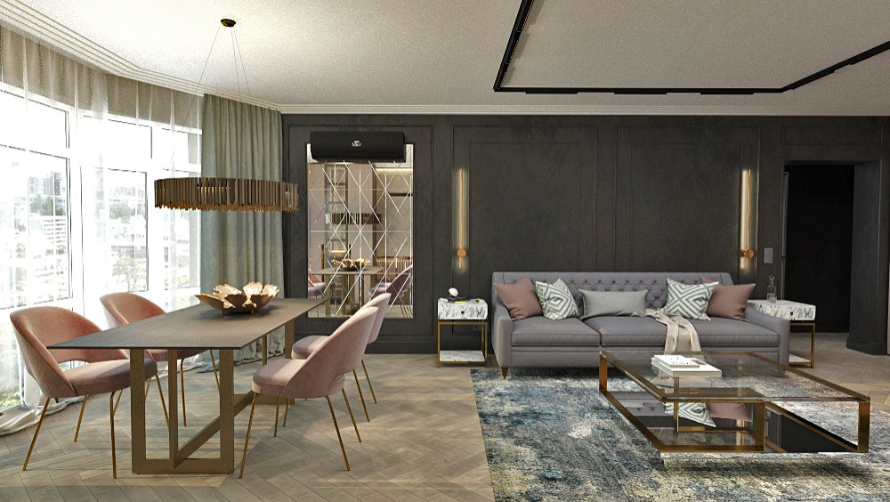 Проект: квартира 60 м2 на Королева, г. Санкт-Петербург