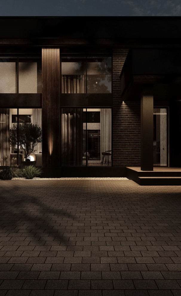 Фасады частного дома в Санкт-Петербурге