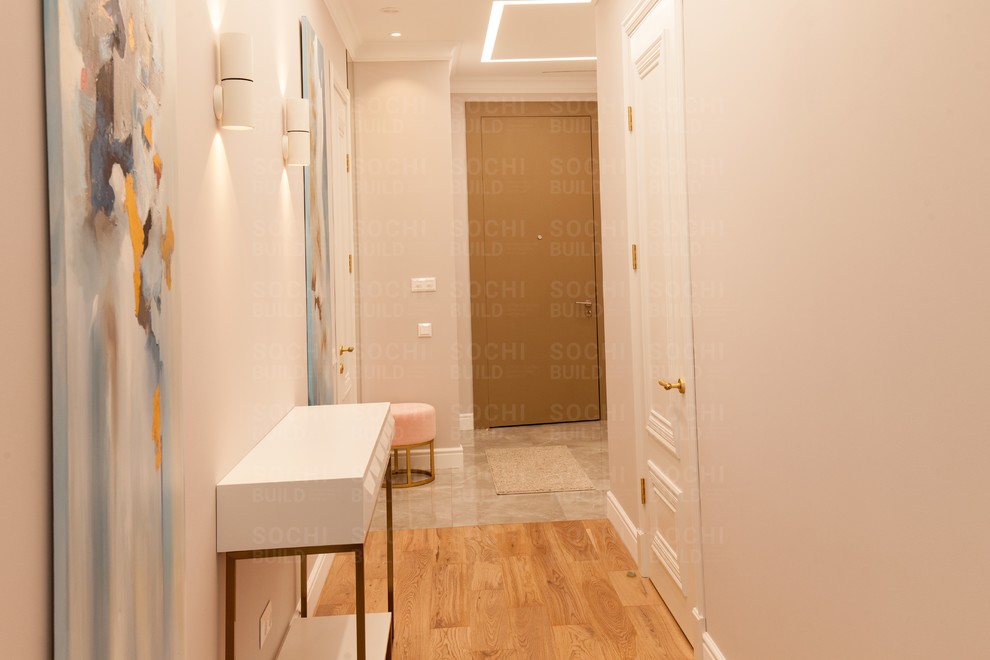 Квартира в ЖК «Актер Гэлакси», 78м², стиль: современная классика. Сочи