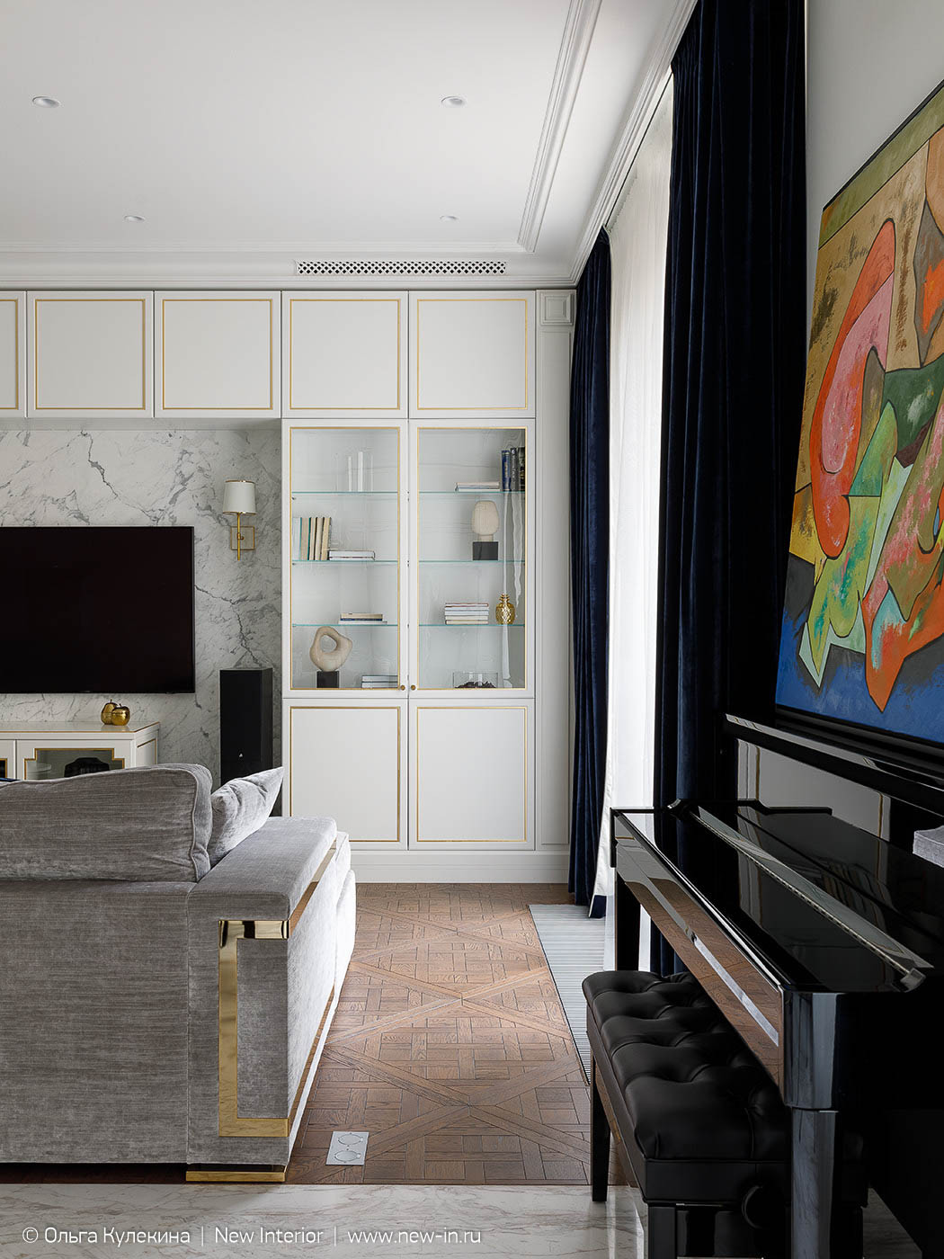 Квартира на Крестовском в стиле современная классика - 125 м²