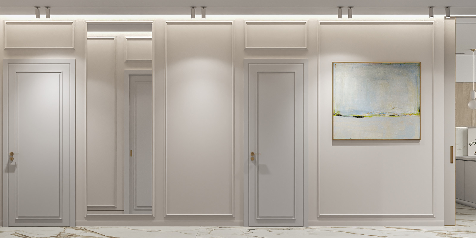 Дизайн интерьера квартиры в современном стиле на ул. Новаторов