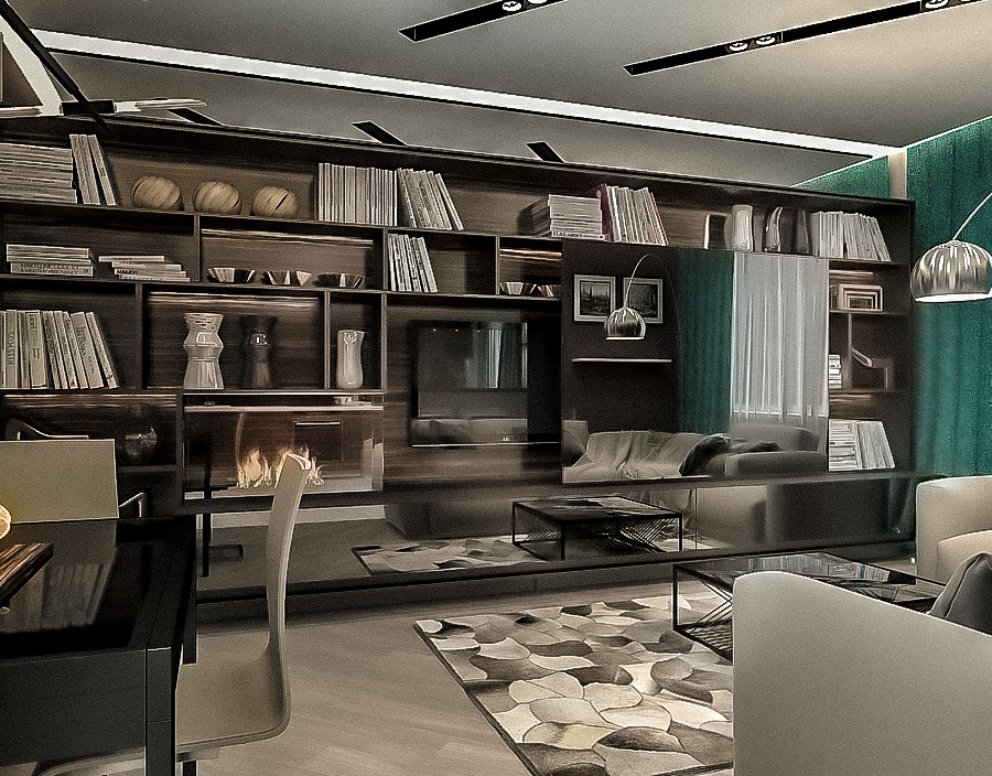 Мужской интерьер холостяка