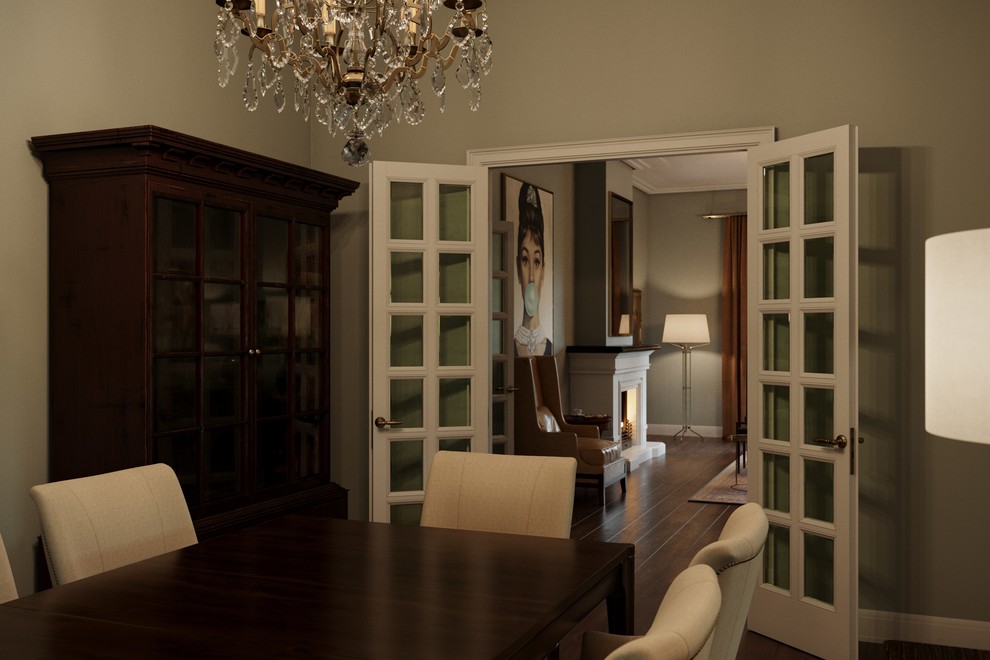 Дизайн-проект загородного дома в стиле Тиффани