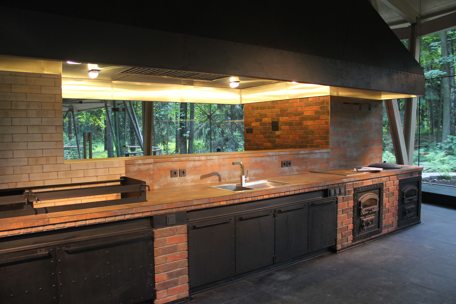 Обложка проекта: Кирпичная кухня в стиле Лофт/Brick loft style kitchen