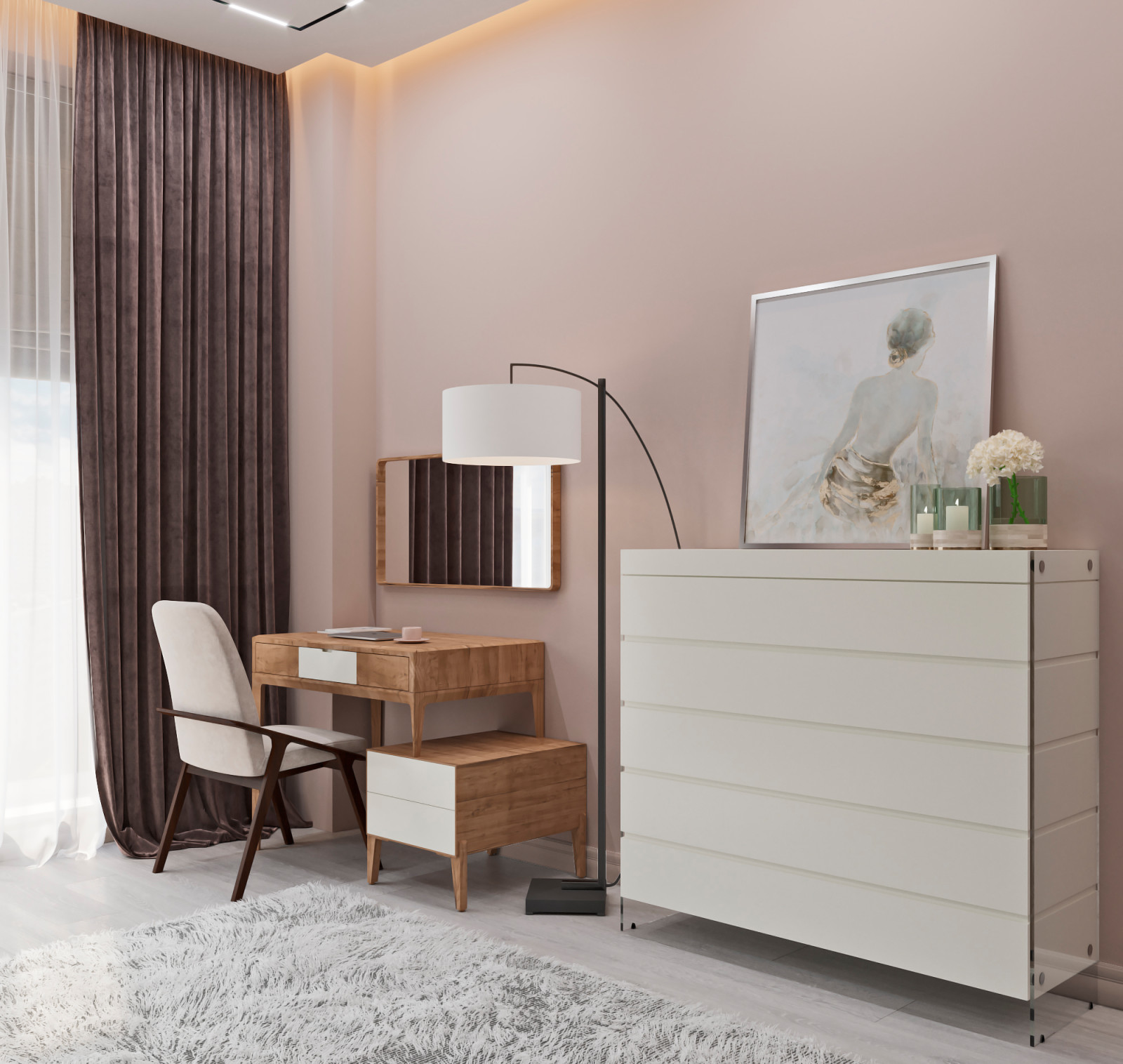 Зона будуара