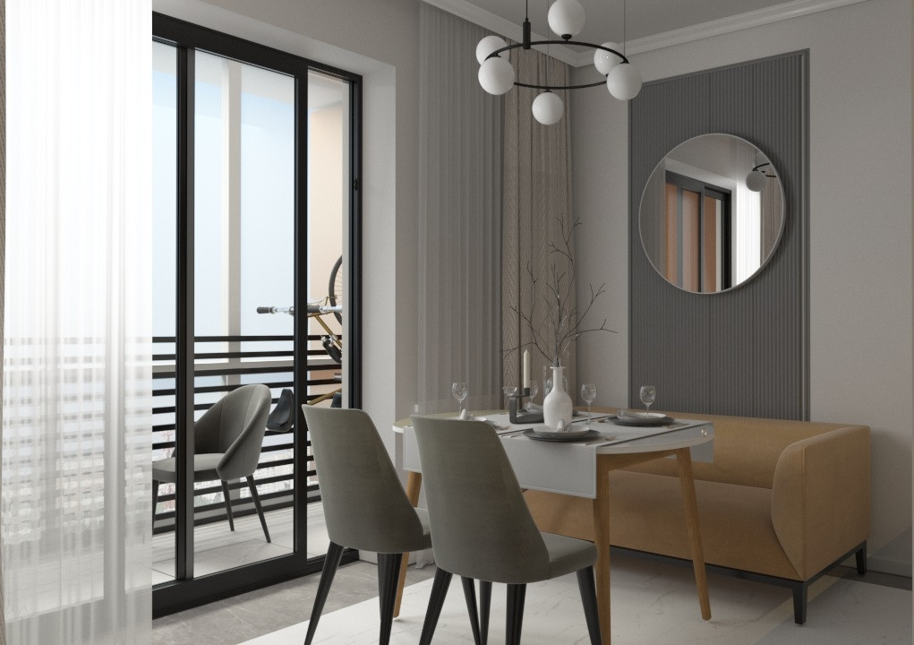 Обложка проекта: Кухня для молодой пары