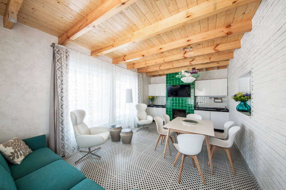 Mint - гостиная в загородном доме