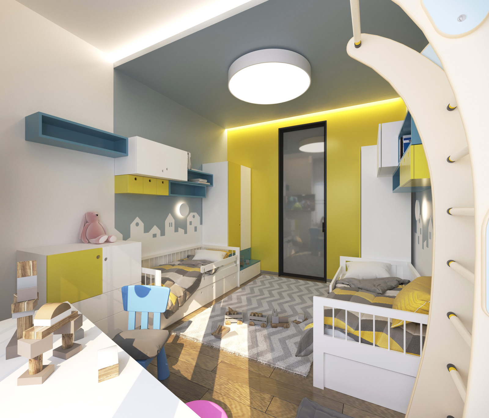 Интерьер квартиры ЖК "ЭВОЛЮЦИЯ", Новосибирск