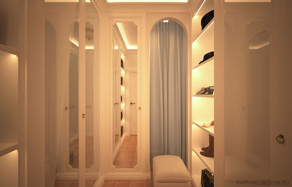 Дизайн интерьера гардеробной