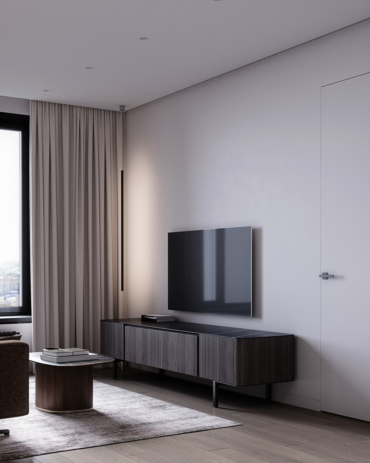 Интерьеры квартиры в ЖК Пресня-Сити