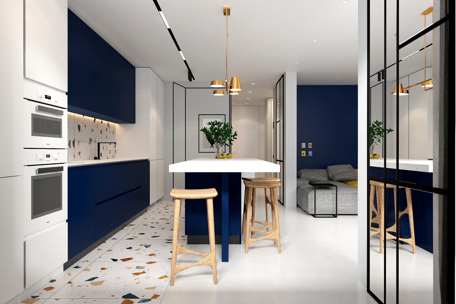 Белый.Синий.