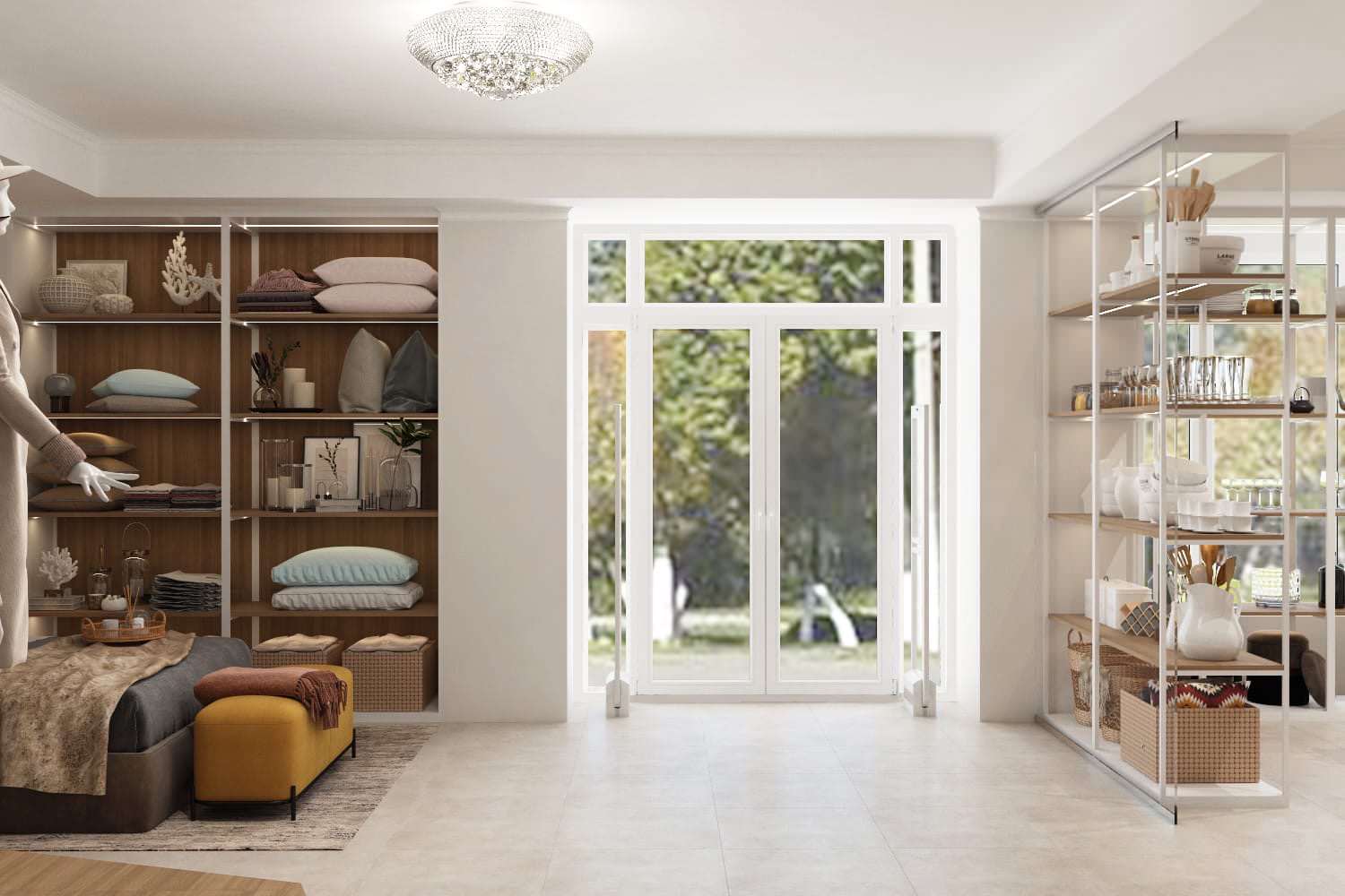 Дизайн-проект магазина домашнего текстиля в Липецке