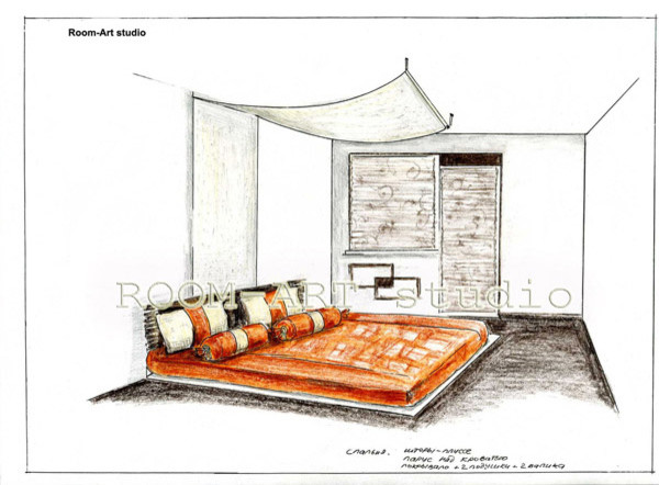 Эскизы штор