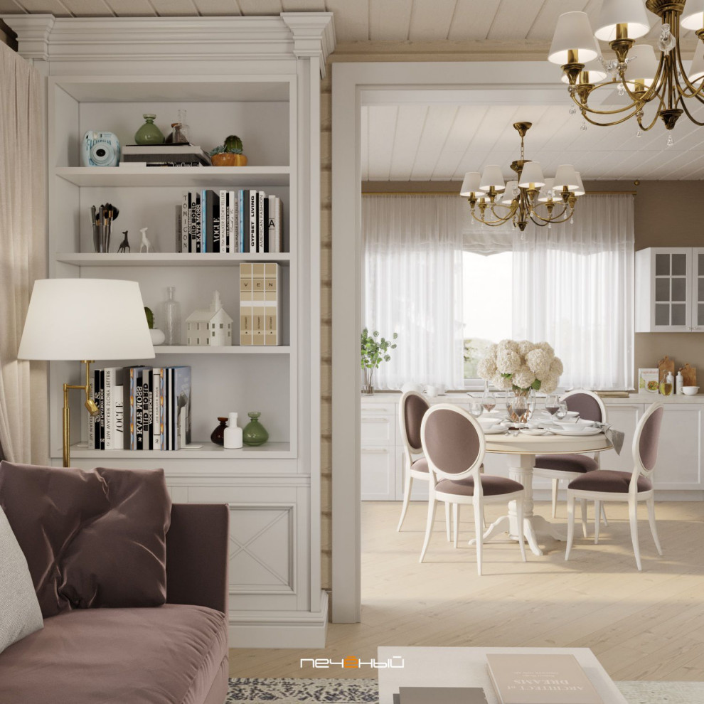 Дизайн интерьера загородного дома для большой семьи